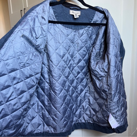 Madewell Denim chore Jacket Hodgeman Wash with corduroy, barn utility jacket - Picture 3 of 11